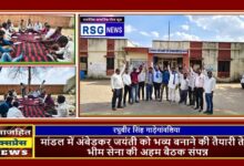 मांडल में अंबेडकर जयंती को भव्य बनाने की तैयारी तेज, भीम सेना की अहम बैठक संपन्न